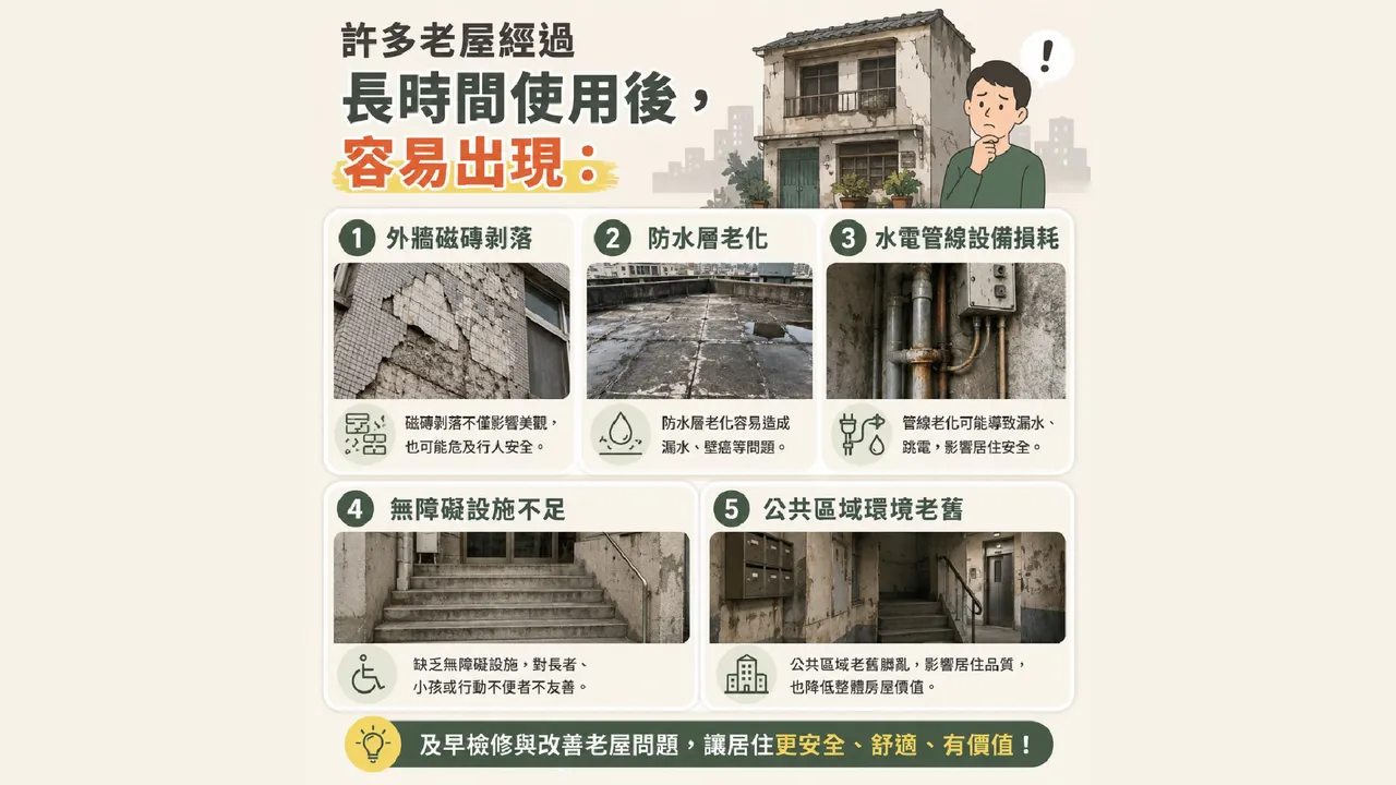 老屋會出現哪些問題 老屋會出現哪些問題