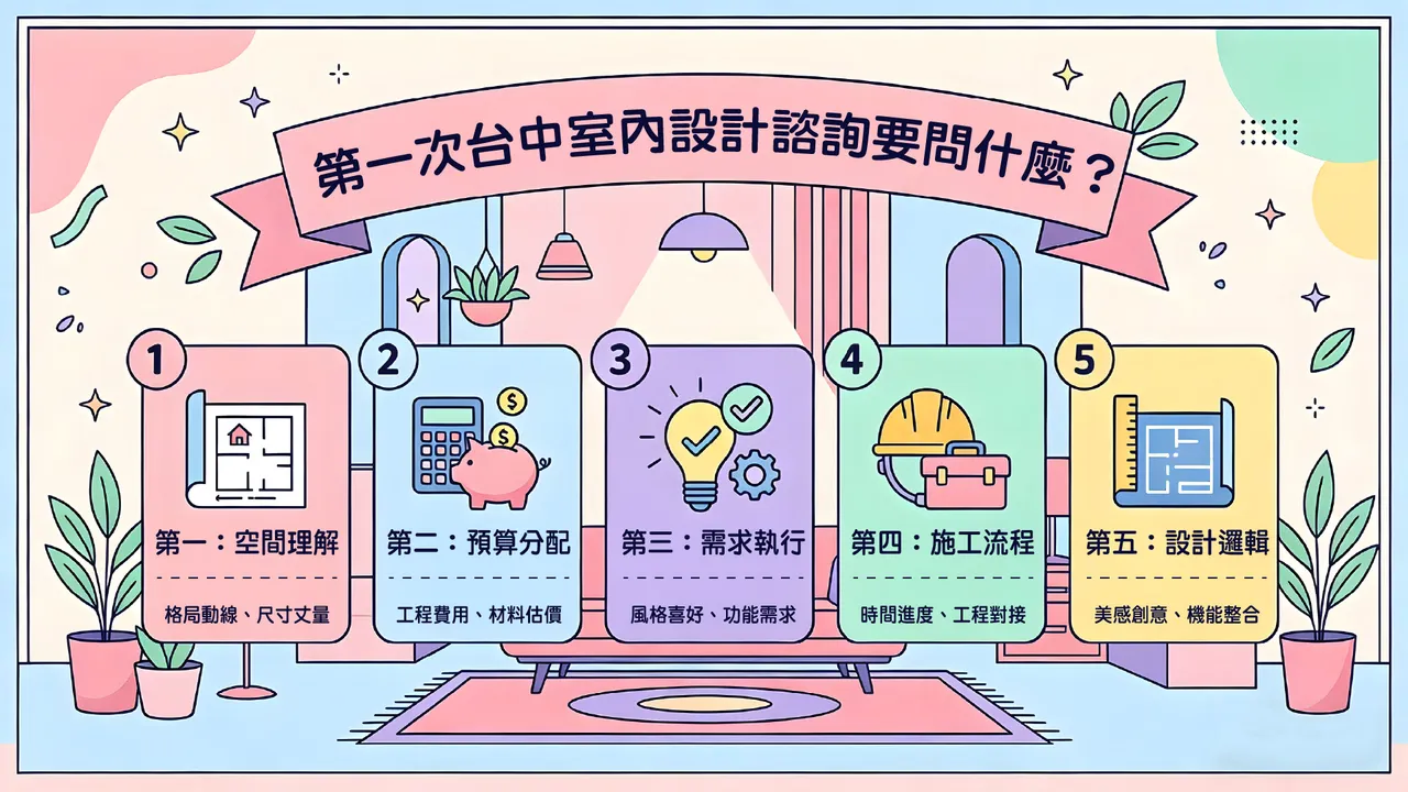 第一次台中室內設計諮詢要問什麼? 第一次台中室內設計諮詢要問什麼?