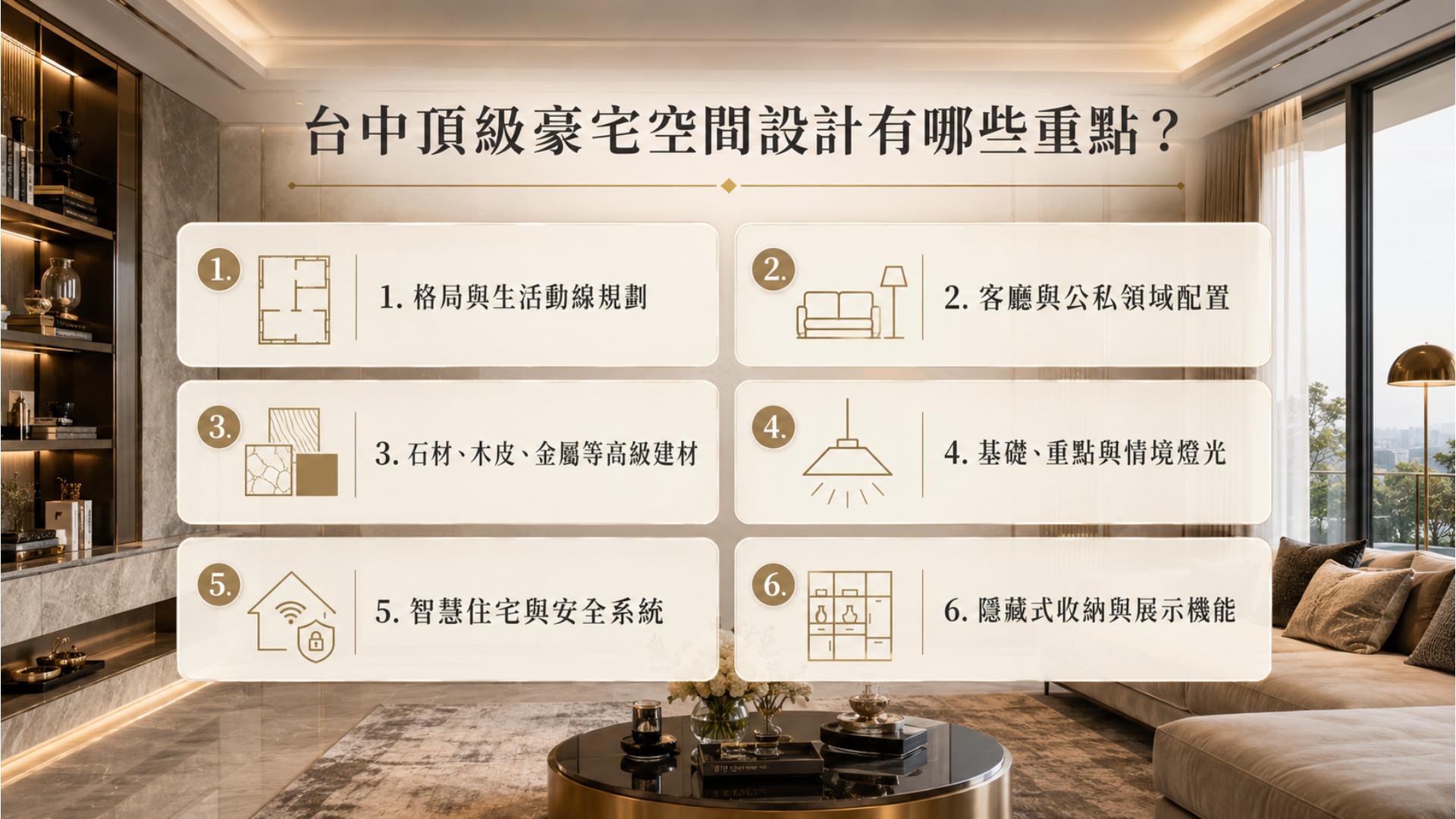 台中頂級豪宅空間設計有哪些重點? 台中頂級豪宅空間設計有哪些重點?