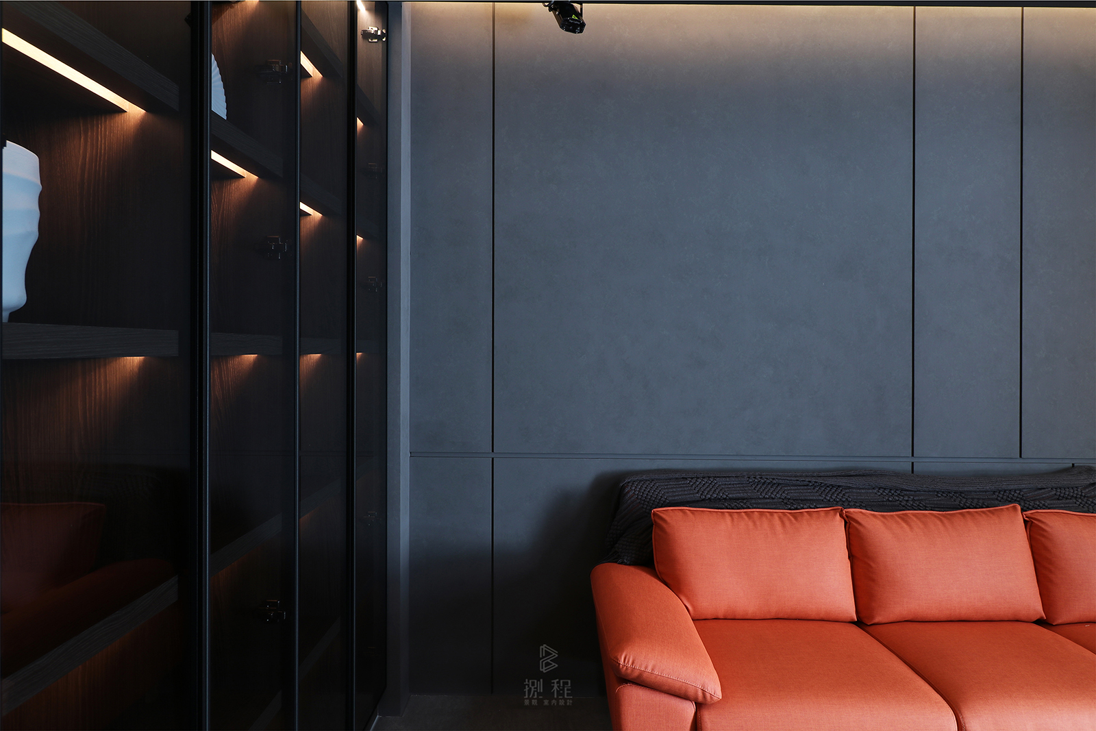 康城黃宅-視聽室