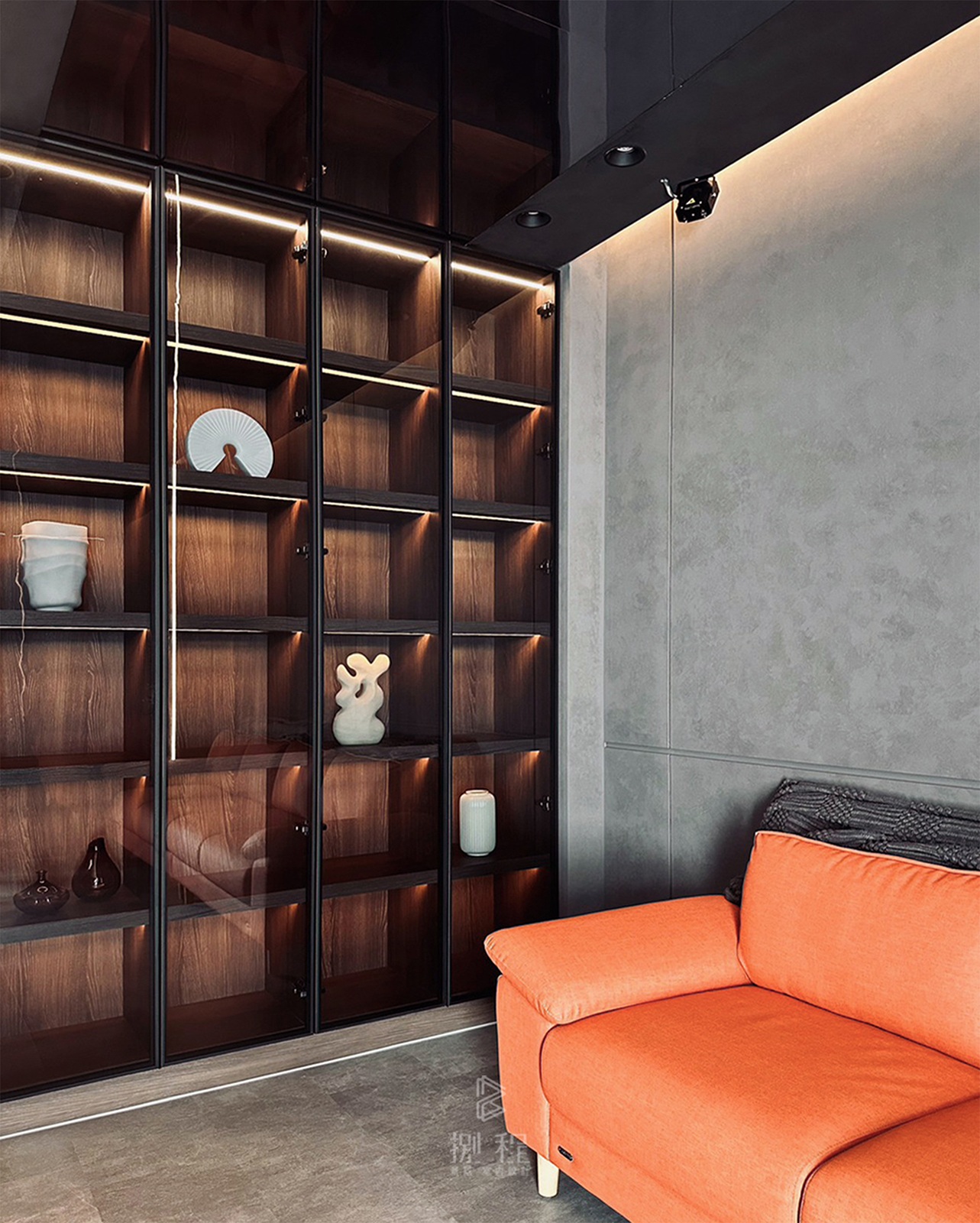 康城黃宅-視聽室